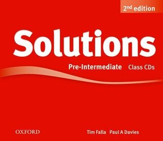 Front cover_Solutions: Pre-Intermediate Class Audio CDs (3 Discs)
