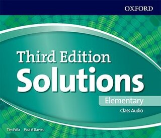 Front cover_Solutions: Elementary Class Audio CDs (3 Discs)