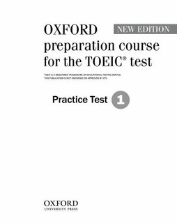 Front cover_Oxford Preparation Course for the TOEIC Test: Practice Test 1