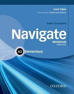 Front cover_Navigate: Elementary A2 Workbook With CD (Without Key)