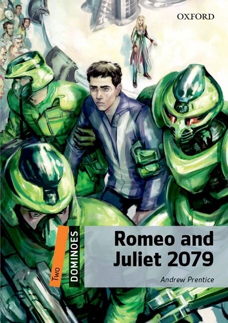 Front cover_Dominoes: Level 2 Romeo and Juliet 2079 Mp3 Pack