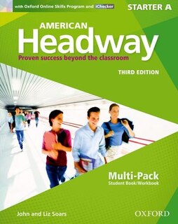 Front cover_American Headway: Starter Multi-Pack A with Online Skills and iChecker
