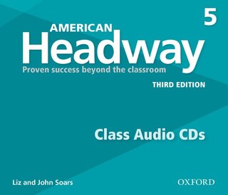 Couverture_American Headway: Level 5 Class Audio CD (3 Discs)