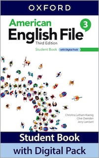 Front cover_American English File: Level 3 Student Book with Digital Pack