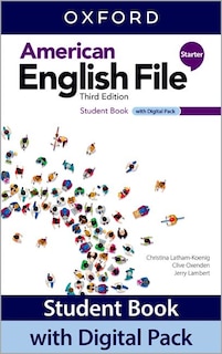 Couverture_American English File: Starter Student Book with Digital Pack