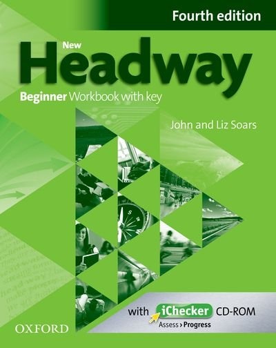 Front cover_New Headway: Beginner Workbook with Key