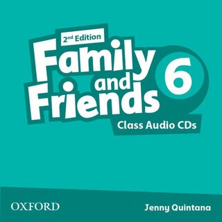 Couverture_Family and Friends: Level 6 Class Audio CD (2 Discs)