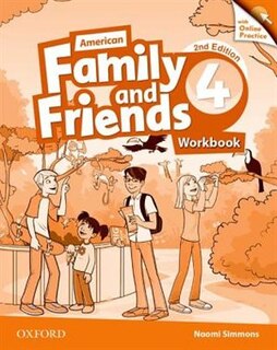 Couverture_American Family and Friends: Level 4 Workbook with Online Practice