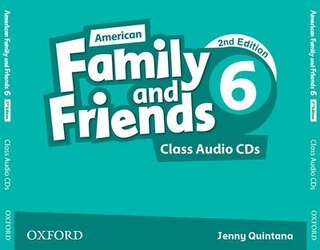 Front cover_American Family and Friends: Level 6 Class Audio CDs