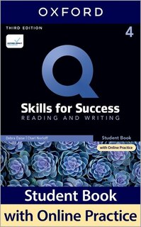 Front cover_Q: Skills for Success: Level 4 Reading and Writing Student Book with iQ Online Practice