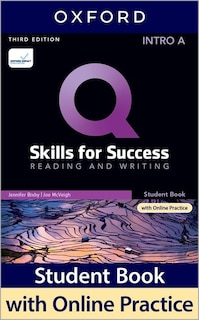 Couverture_Q: Skills for Success: Intro Level Reading and Writing Split Student Book A with iQ Online Practice