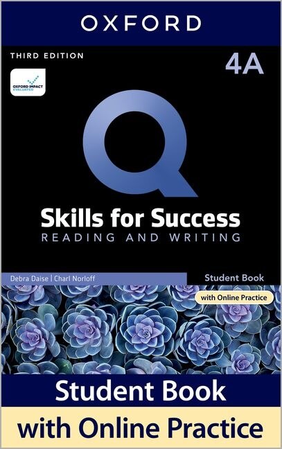Front cover_Q: Skills for Success: Level 4 Reading and Writing Split Student Book A with iQ Online Practice