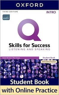 Front cover_Q: Skills for Success: Intro Level Listening and Speaking Student Book with iQ Online Practice