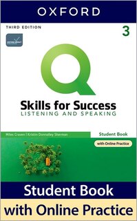 Front cover_Q: Skills For Success: Level 3 Listening And Speaking Student Book And Iq Online Practice