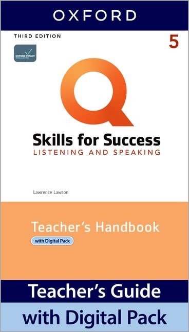 Front cover_Q: Skills for Success: Level 5 Listening and Speaking Teacher's Handbook with Teacher's Access Card