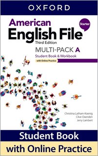 Couverture_American English File: Starter Student Book/Workbook Multi-Pack A with Online Practice