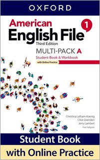 American English File: Level 1 Student Book/Workbook Multi-Pack A with Online Practice