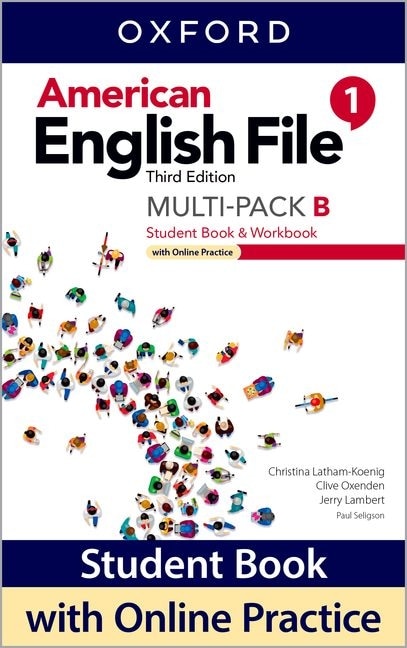 American English File: Level 1 Student Book/Workbook Multi-Pack B with Online Practice