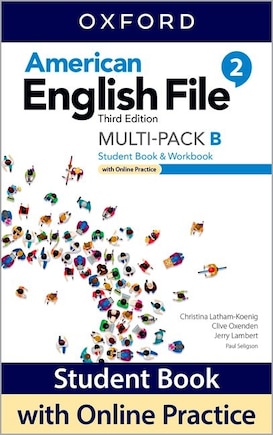 American English File: Level 2 Student Book/Workbook Multi-Pack B with Online Practice