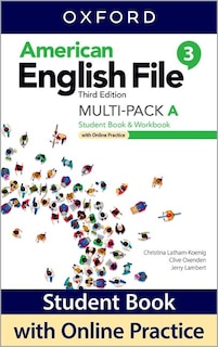 Couverture_American English File: Level 3 Student Book/Workbook Multi-Pack A with Online Practice