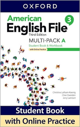 American English File: Level 3 Student Book/Workbook Multi-Pack A with Online Practice