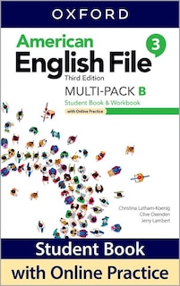 Couverture_American English File: Level 3 Student Book/Workbook Multi-Pack B with Online Practice