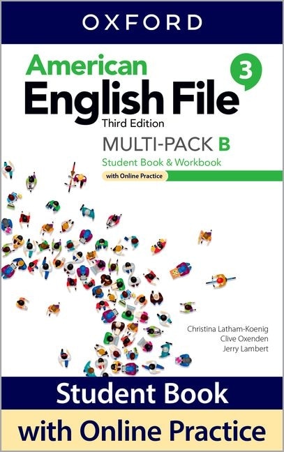 Couverture_American English File: Level 3 Student Book/Workbook Multi-Pack B with Online Practice