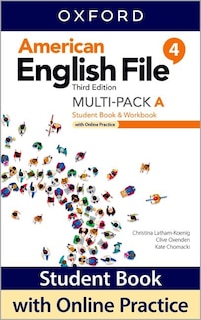 Front cover_American English File: Level 4 Student Book/Workbook Multi-Pack A with Online Practice