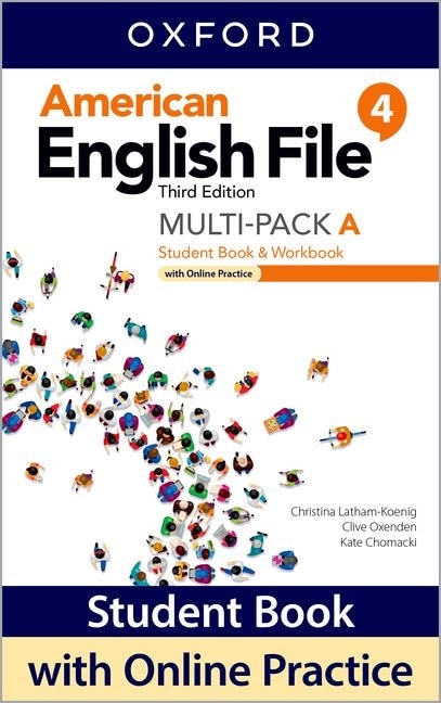Front cover_American English File: Level 4 Student Book/Workbook Multi-Pack A with Online Practice