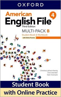 American English File: Level 4 Student Book/Workbook Multi-Pack B with Online Practice