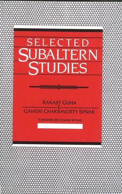 Front cover_Selected Subaltern Studies