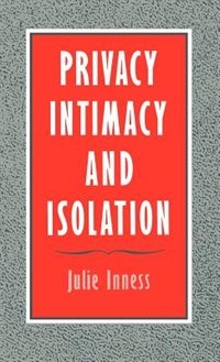 Front cover_Privacy, Intimacy, and Isolation