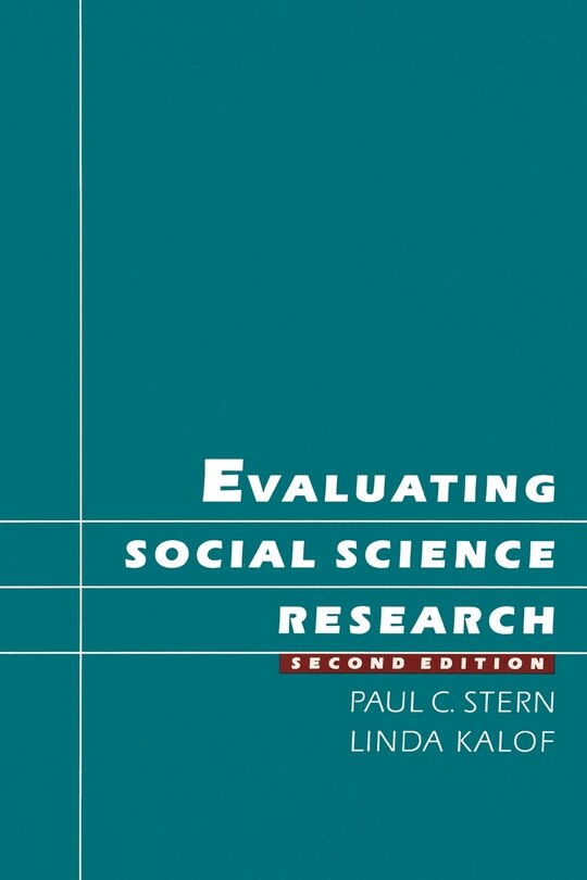 Front cover_Evaluating Social Science Research