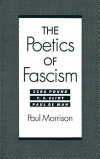 Front cover_The Poetics of Fascism