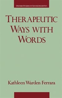 Front cover_Therapeutic Ways with Words