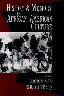 Front cover_History and Memory in African-American Culture
