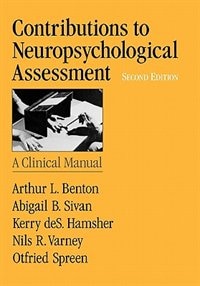 Couverture_Contributions to Neuropsychological Assessment
