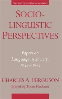 Front cover_Sociolinguistic Perspectives