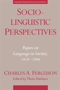 Front cover_Sociolinguistic Perspectives