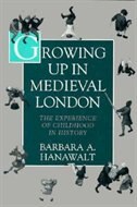 Front cover_Growing Up in Medieval London