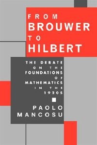 Front cover_From Brouwer To Hilbert