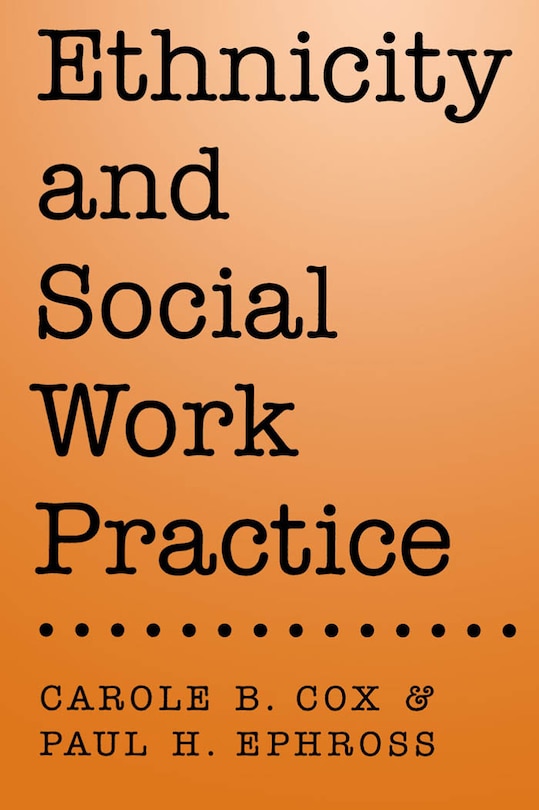 Front cover_Ethnicity and Social Work Practice