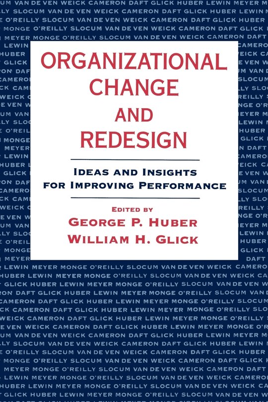 Front cover_Organizational Change and Redesign