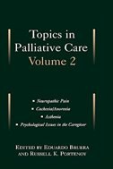 Couverture_Topics in Palliative Care: Volume 2
