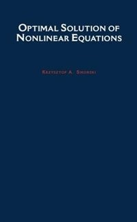 Optimal Solution of Nonlinear Equations