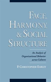 Front cover_Face, Harmony, and Social Structure