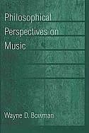 Front cover_Philosophical Perspectives on Music