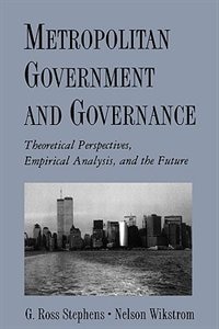 Couverture_Metropolitan Government and Governance