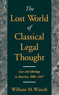 Couverture_The Lost World of Classical Legal Thought