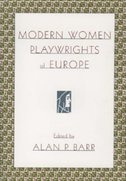 Couverture_Modern Women Playwrights of Europe